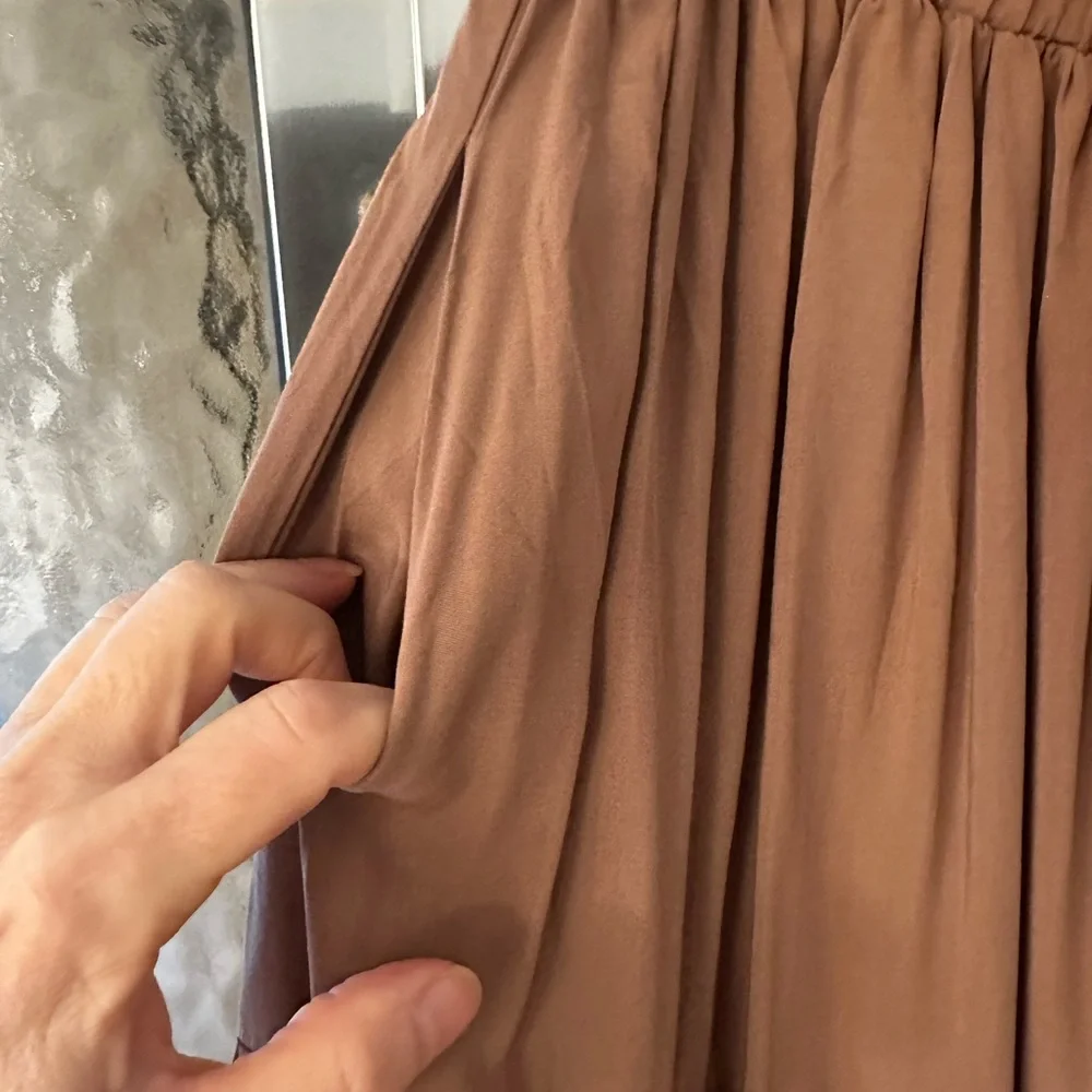 Scarlet Darkness NWT Women's TAN Maxi Skirt - Picture 5 of 7